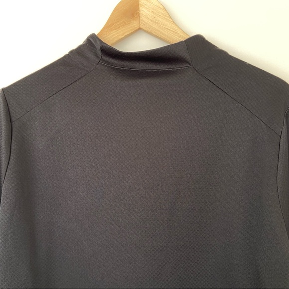 LEVELWEAR BLACK EVE ATHLETIC ACTIVE SPORT TOP/JACKET WITH SHOULDER ZIPPER, XL - Picture 8 of 10